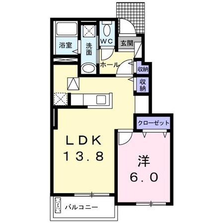 シューズ（藤岡市中）の物件間取画像